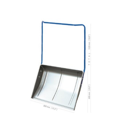 Prosperplast Łopata Podwójna / Zgarniacz Do Śniegu Strongman Aluminiowa 80Cm