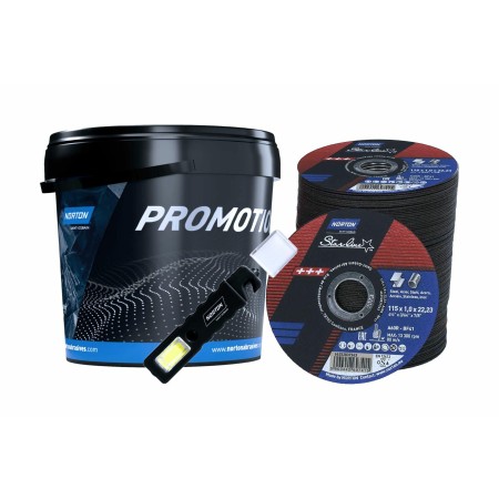 Norton Tarcza.starline 125Mmx1,0/100Szt Wiaderko+Latarka