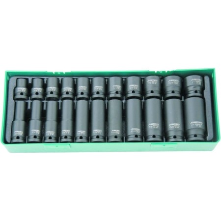 Jonnesway Nasadki Udarowe Komplet 22 Elem. (1/2" 6-Kat) S03A4122Sp