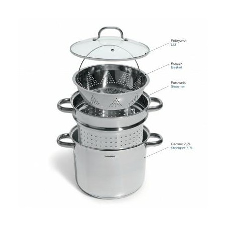 Tiross Zestaw Do Gotowania Na Parze 4El.