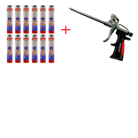 Fischer Piana Zimowa Pisto.750Ml Pup75 /12Szt. + Pistolet Do Piany 5471260