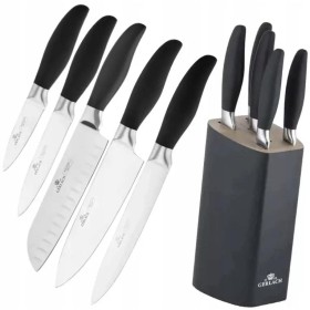 Gerlach.zestaw Noży W Bloku  5Szt. Style Plus