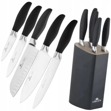 Gerlach.zestaw Noży W Bloku  5Szt. Style Plus