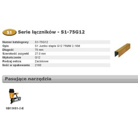 Bostitch Zszywki S1  75Mm 2160 Szt.