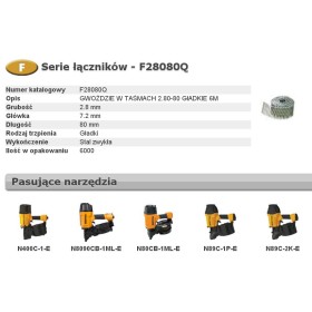 Bostitch Gwoździe F 2,80 X 80Mm 6000Szt. F28080Q