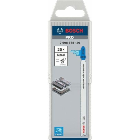 Bosch Brzeszczot T Pro Metal Pipes And Profiles T321Af 132 Mm /25Szt.