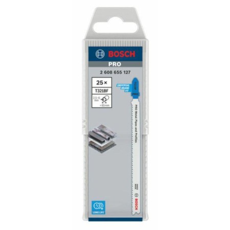 Bosch Brzeszczot T Pro Metal Pipes And Profiles T321Bf 132 Mm /25Szt.