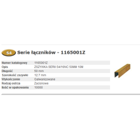 Bostitch Zszywki S4/16Nc 50Mm 10.0M...