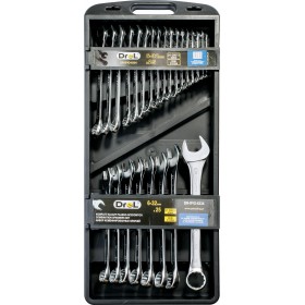 Drel Klucz Płasko-Oczkowy Komplet 25 Elementów  (6-32)