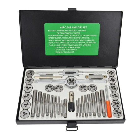 Rockforce Gwintowniki+Narzynki Kpl. 40Cz.