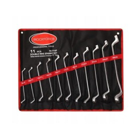 Rockforce Klucz Oczkowy Odgięty Kpl.11El.