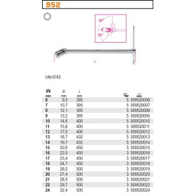 Beta Klucz Nasadowy Typ T Z Przegubowy 17Mm..