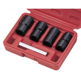 Zestaw Nasadek Udarowych 1/2" 17, 19, 21, 22Mm Do Uszkodzonych Śrub