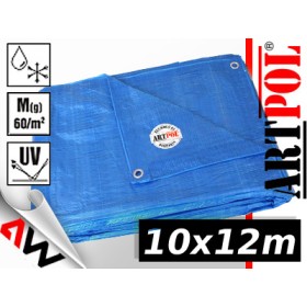 Plandeka Niebieska 65G 10 X 12M