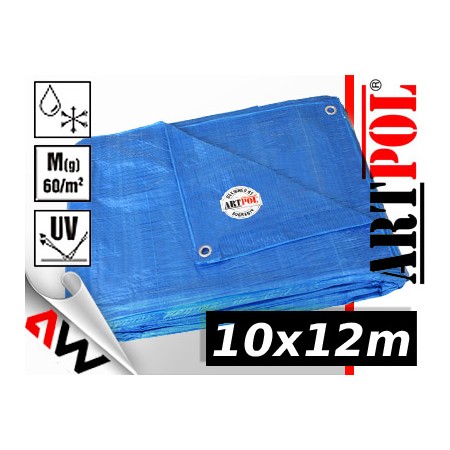 Plandeka Niebieska 65G 10 X 12M