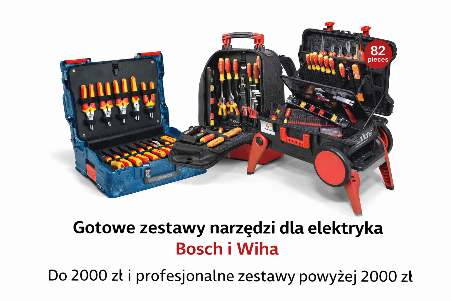 Zestawy narzędzi dla elektryka Wiha i Bosch – co wybrać do pracy